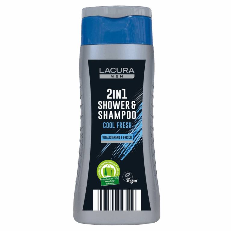 Lacura Men 2-in-1 Cool Fresh Shower & shampoo Lacura Men 2-in-1 Cool Fresh Shower & shampoo