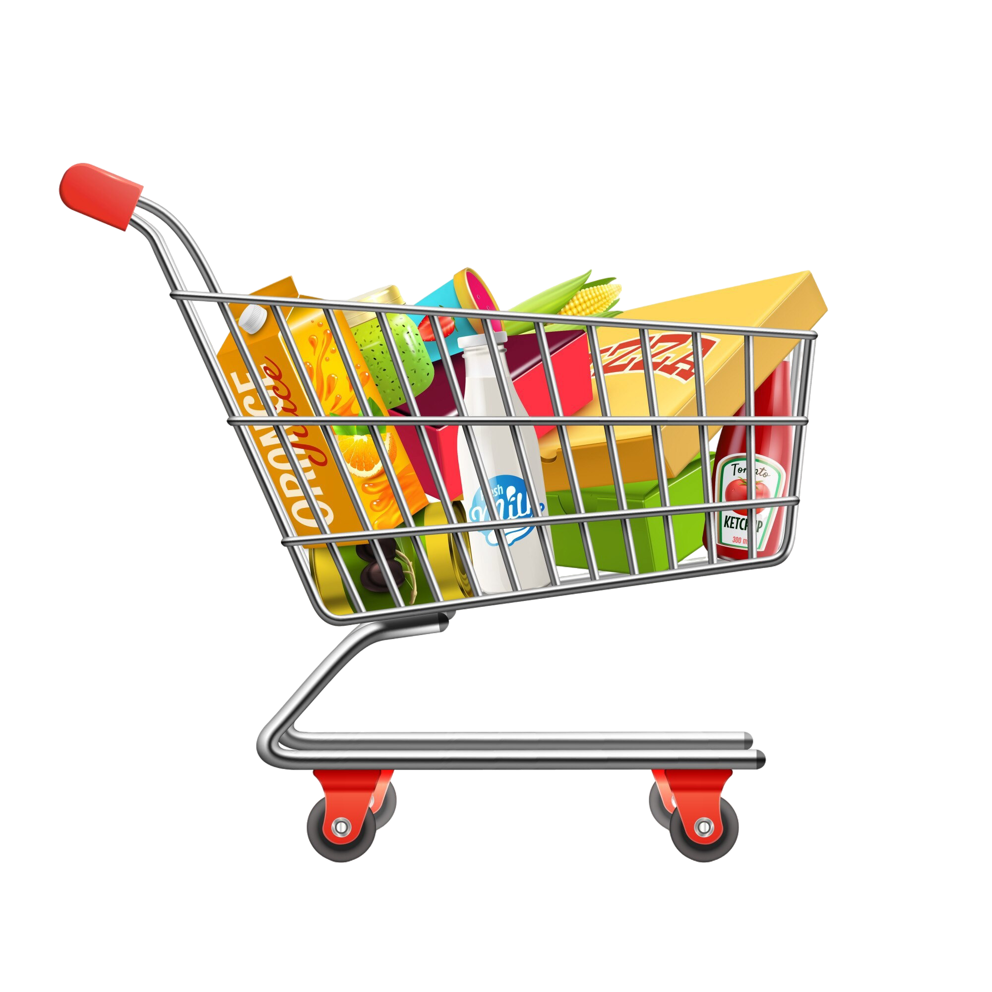 shopping-supermarket-cart-with-grocery-pictogram